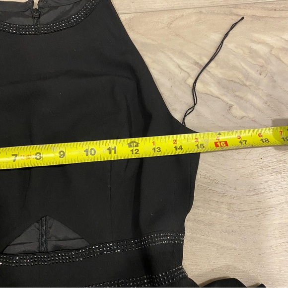 Aidan Mattox black Elegant Sleeveless Evening Gown Dress‎ Size 4 - Picture 14 of 15